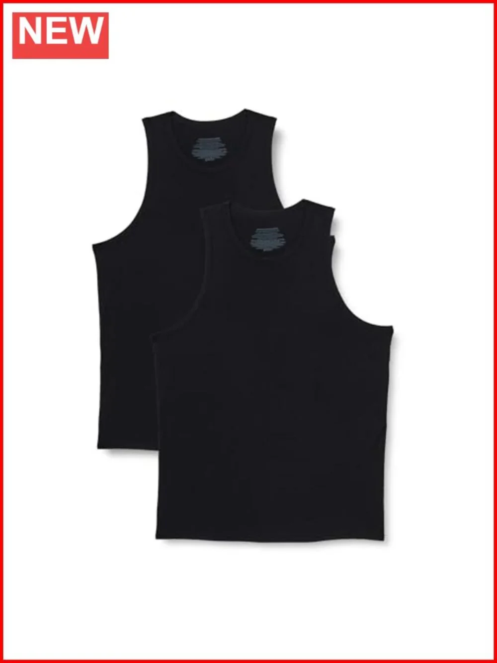 Sleeveless Super Soft Modal Undershirt Pack of 2 Slim Fit